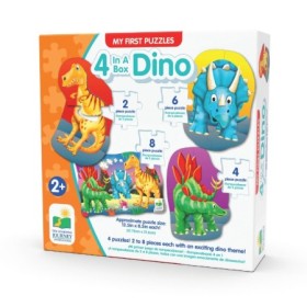 Set Primele Mele 4 Puzzle-Uri Dinozauri The Learning Journey - 1